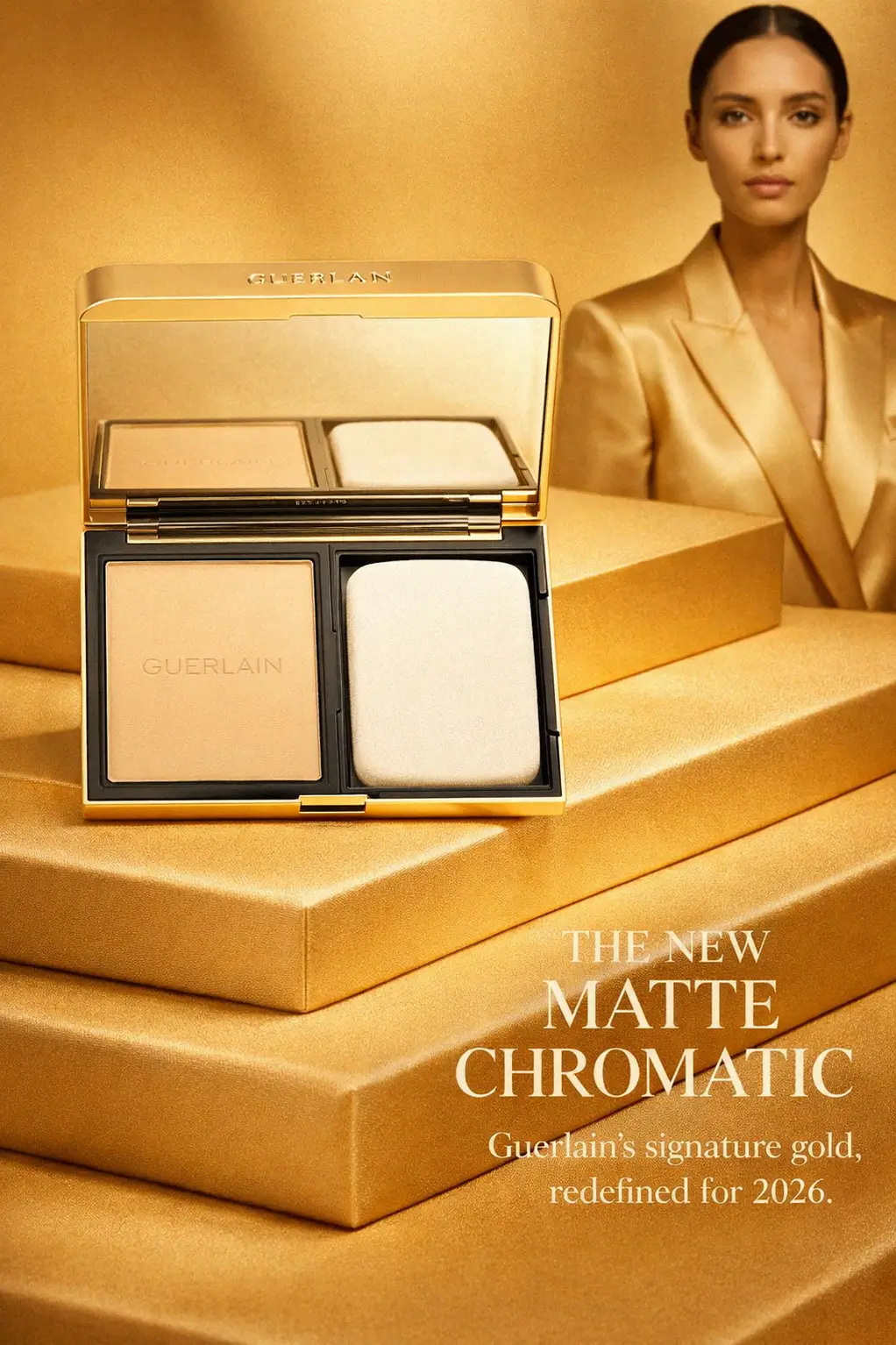 Refined makeup finish for an effortless matte glow