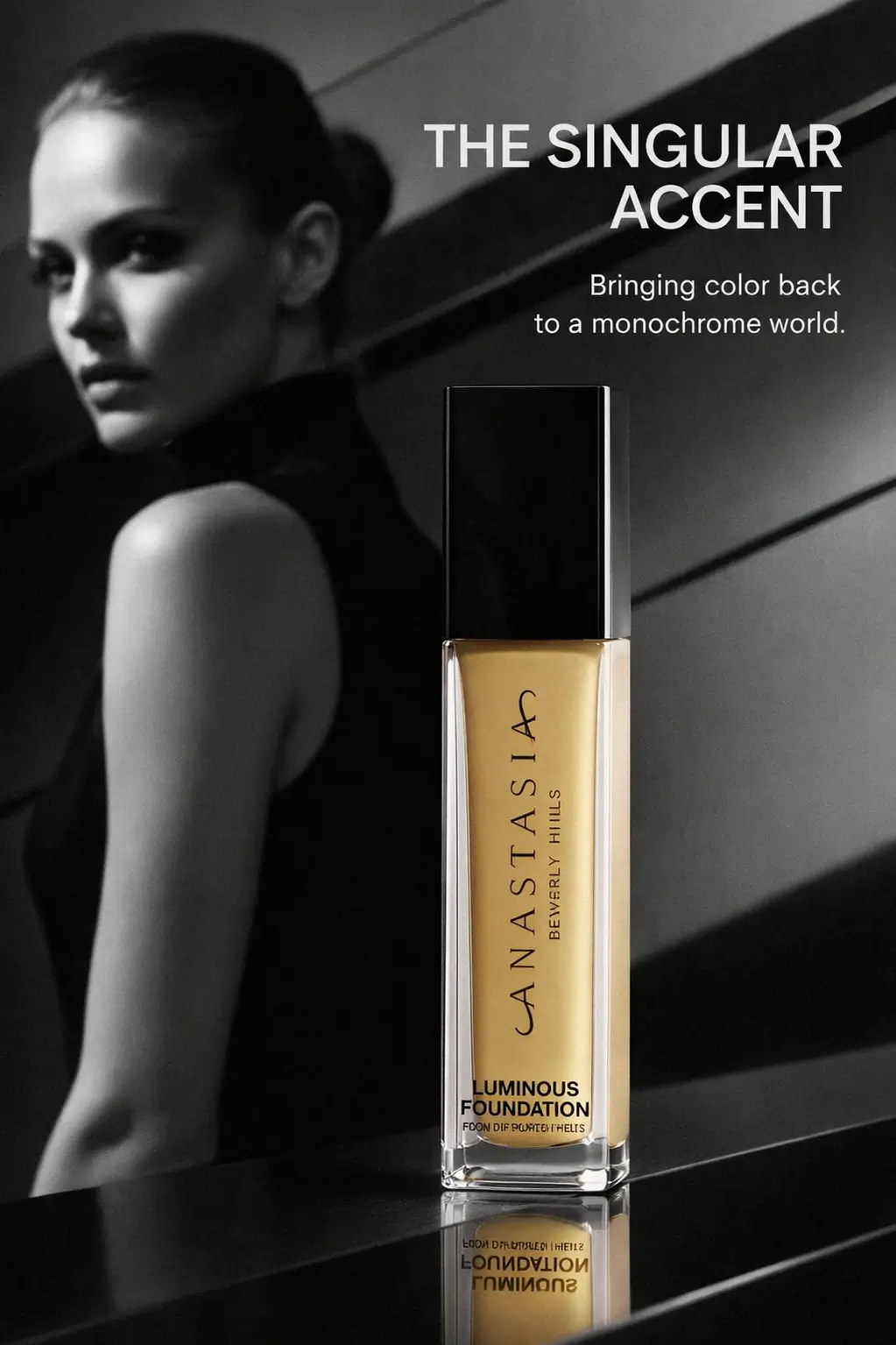 Polished and breathable finish luxury liquid foundation