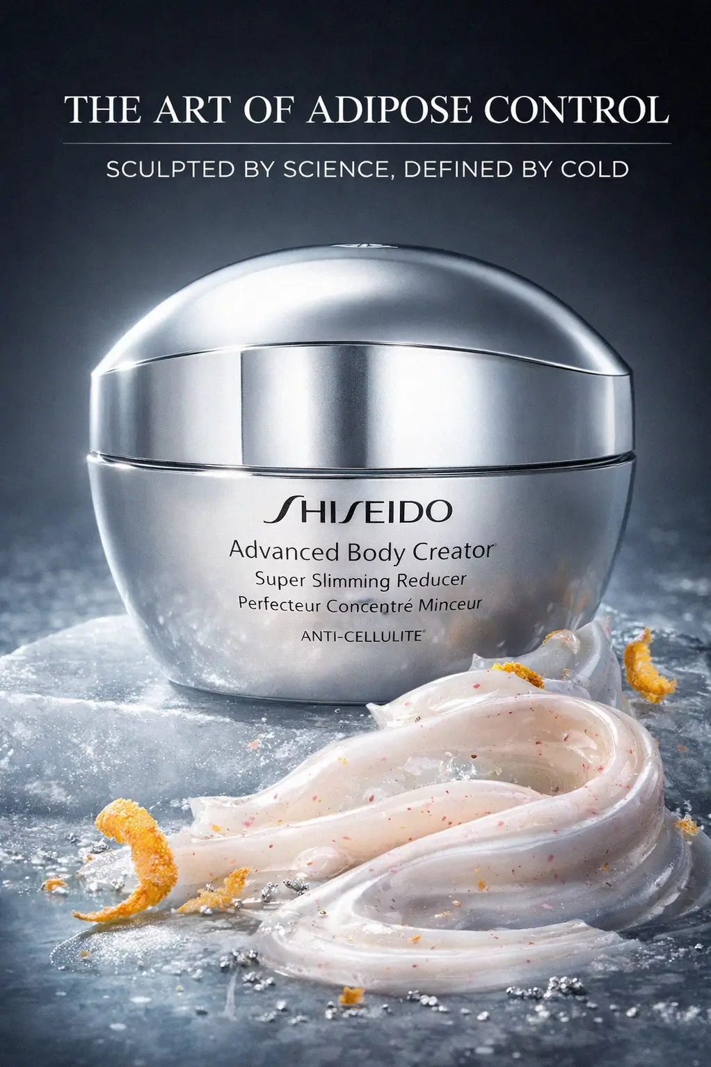 Refined body contours using Shiseido slimming gel