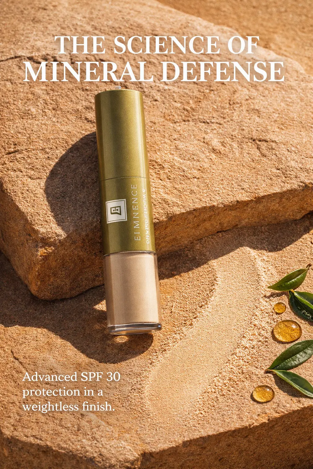 Luxury organic skin care defense