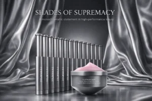 A La Prairie Platinum Rare set featuring silver-toned ampoules and a sleek mask jar on a clean background.