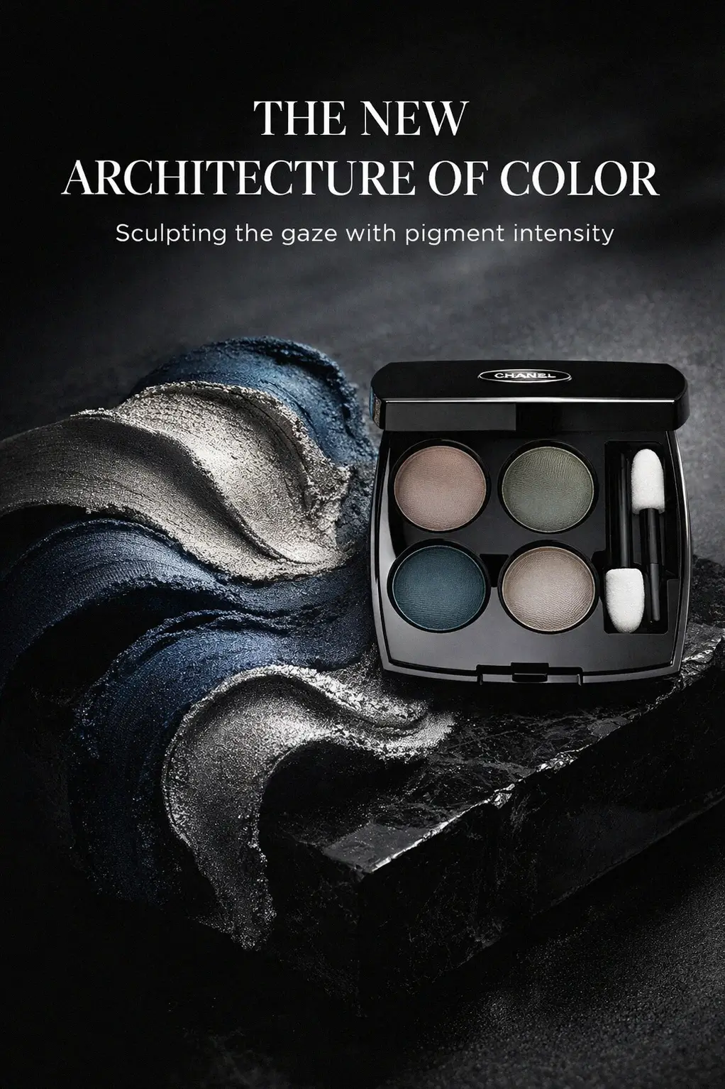 Seamless blending and rich pigment with Chanel eyeshadow