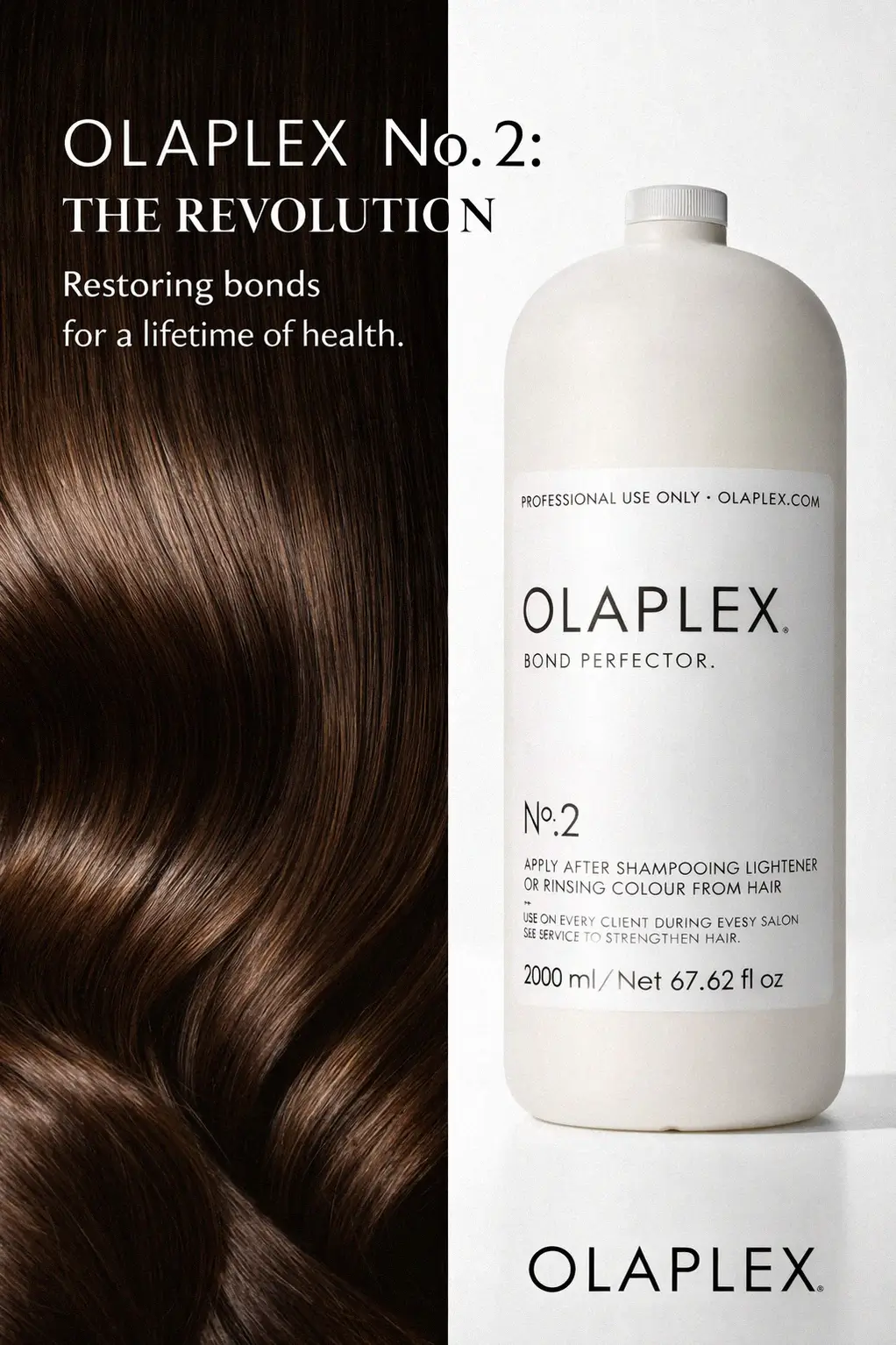 Premium hair care finish and texture