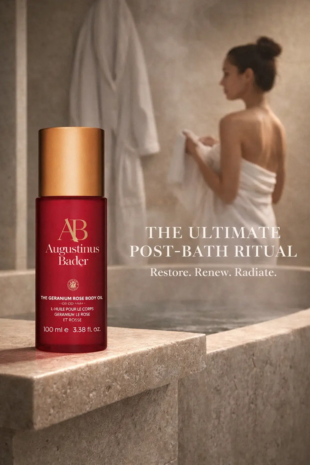 A luxury body oil bottle as a thoughtful gift option