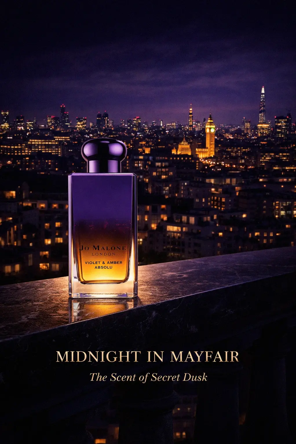 Jo Malone London Violet & Amber Absolu 100ml bottle