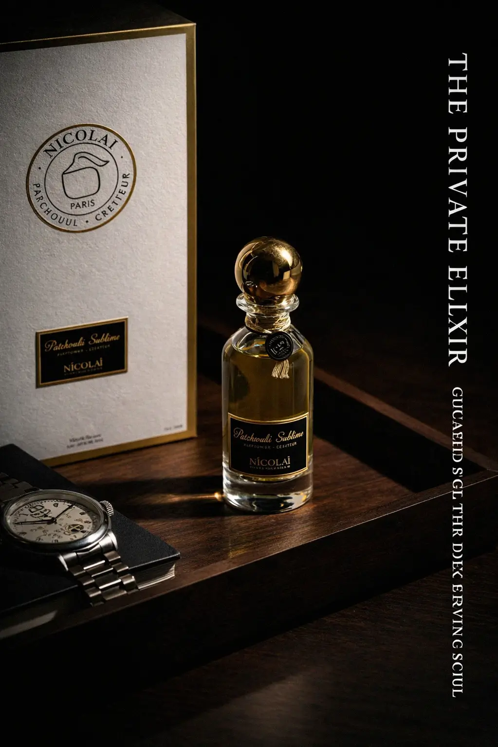 Luxury fragrance texture