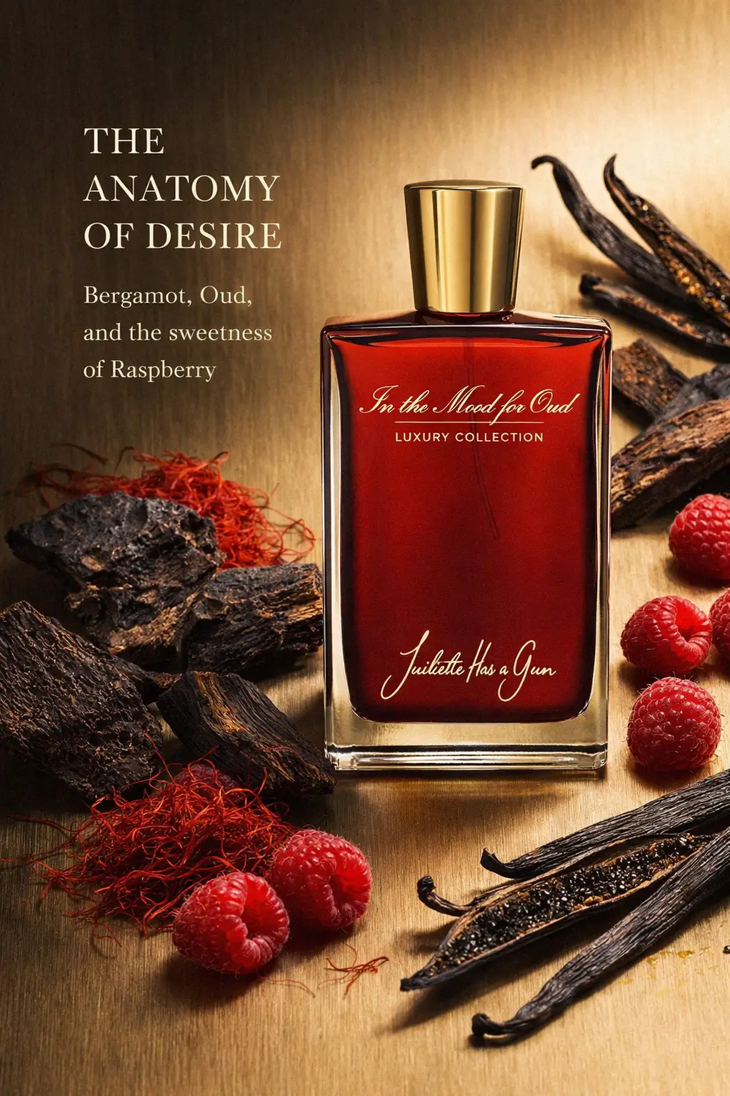 The luxury silhouette of a 75 ml perfume bottle