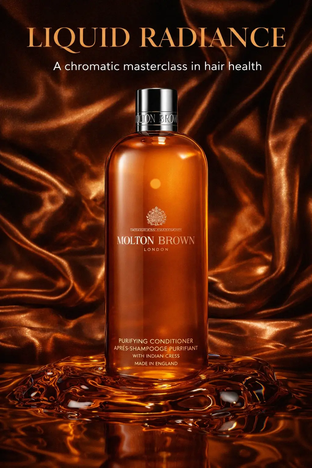 Smoothing hair care ritual for a polished look