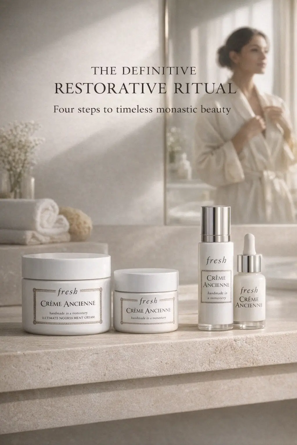 monastery handmade luxury cream texture