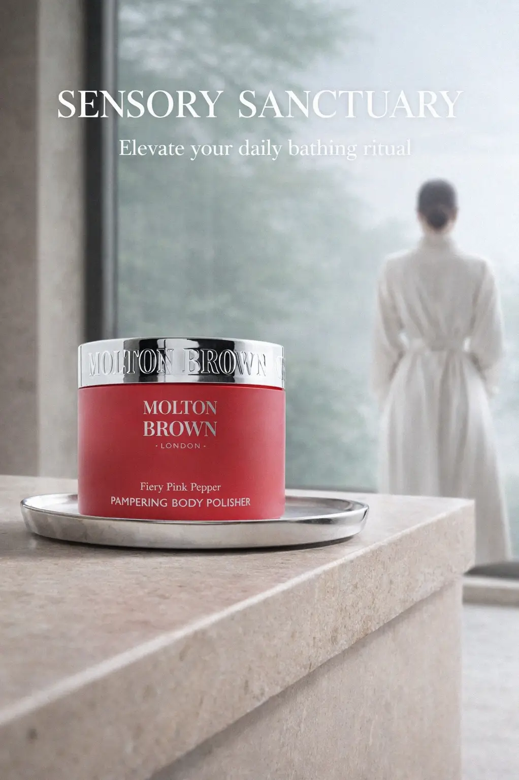 Close up of the exfoliating texture