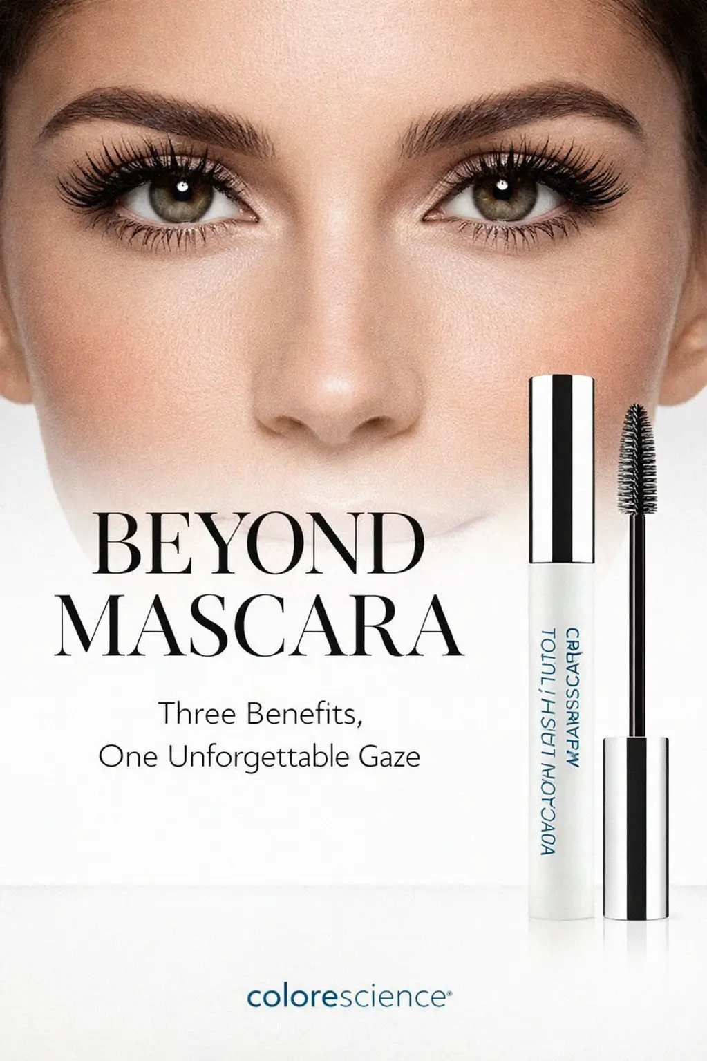 Close up of the tubing mascara wand and applicator