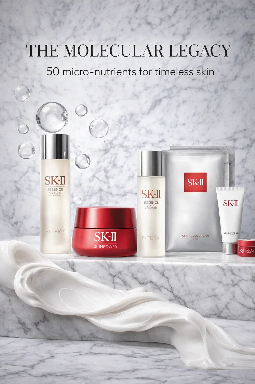 Close up of the SK-II Anti-Aging Set texture