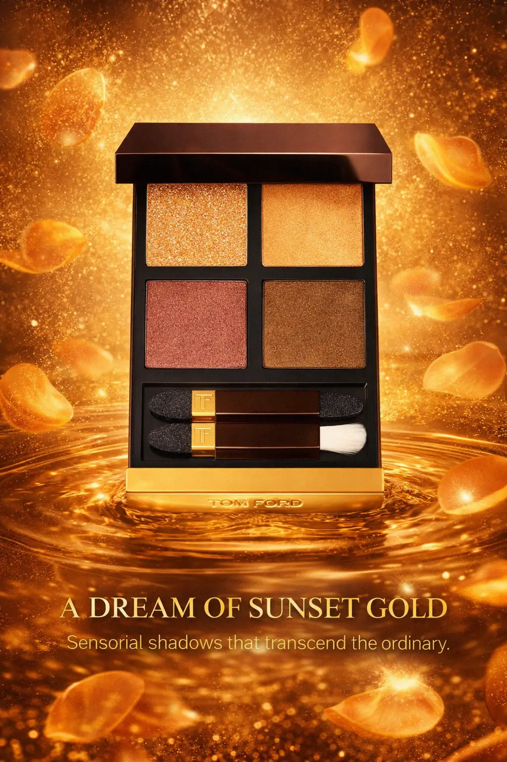 Sophisticated finishes of the luxury eyeshadow palette