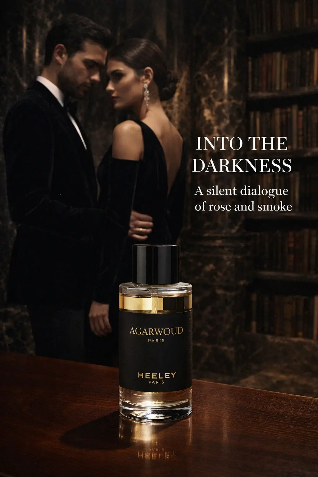 Close up of HEELEY Agarwoud Extrait de Parfum