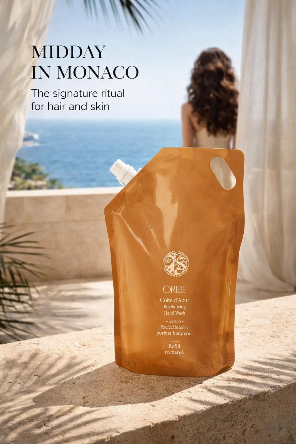 The citrus and floral notes of a luxury perfume