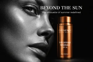 Estée Lauder Bronze Goddess powder bronzer in a luxurious gold compact on a marble vanity.