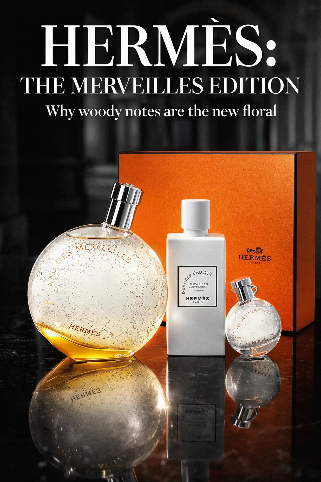 Hermes Eau Des Merveilles Coffret Gift Set packaging