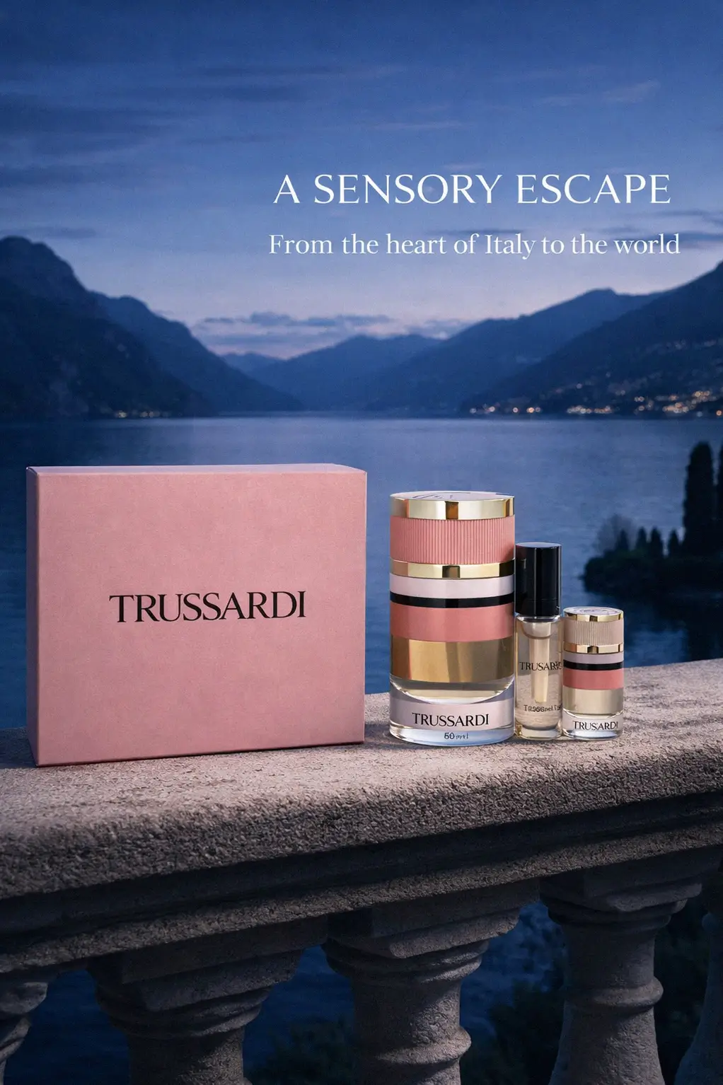 The 3-step scent layering routine using the Life Style Coffret