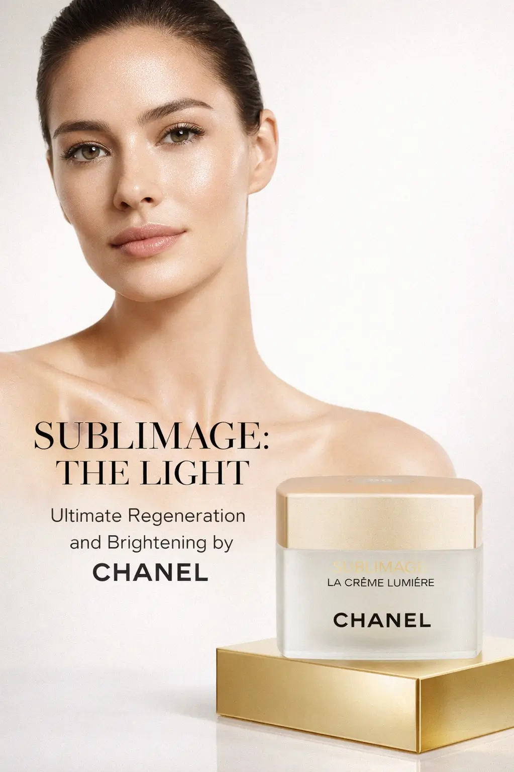 Luxury brightening cream texture and consistency