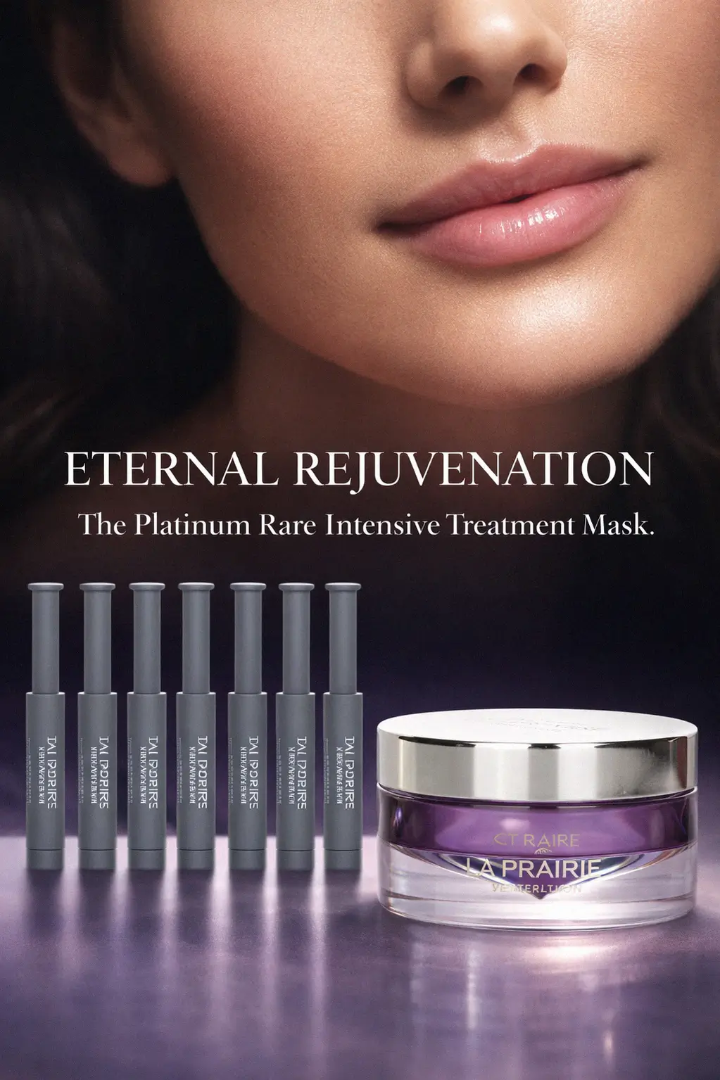 Platinum Rare Intensive Treatment Mask Skincare Set for overnight rejuvenation