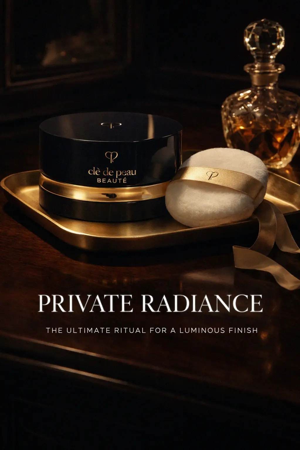 Refillable luxury beauty powder jar