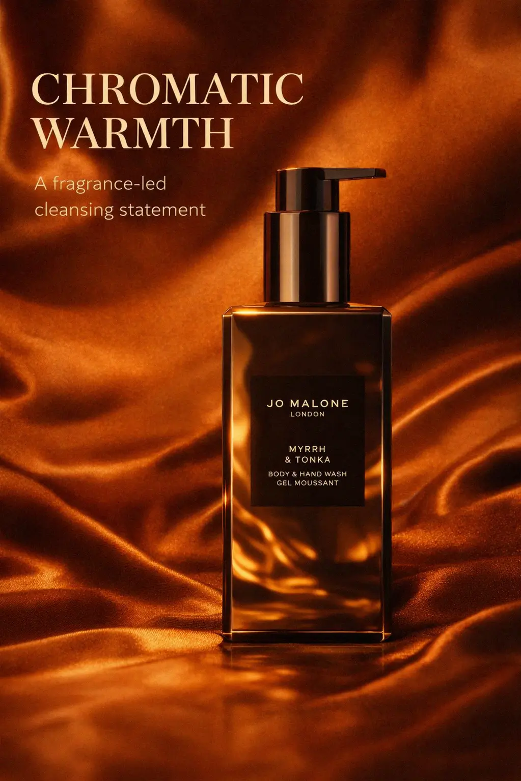 The velvety foam of Myrrh & Tonka Body & Hand Wash during a bath ritual