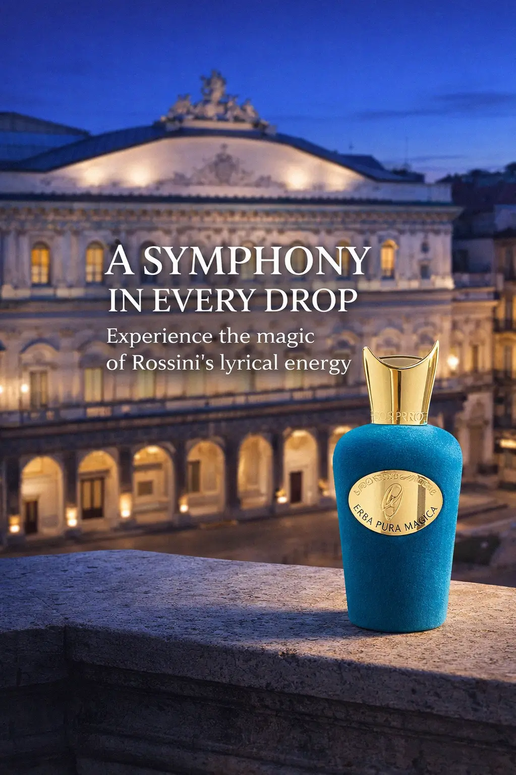 Vibrant Oriental luxury bottle