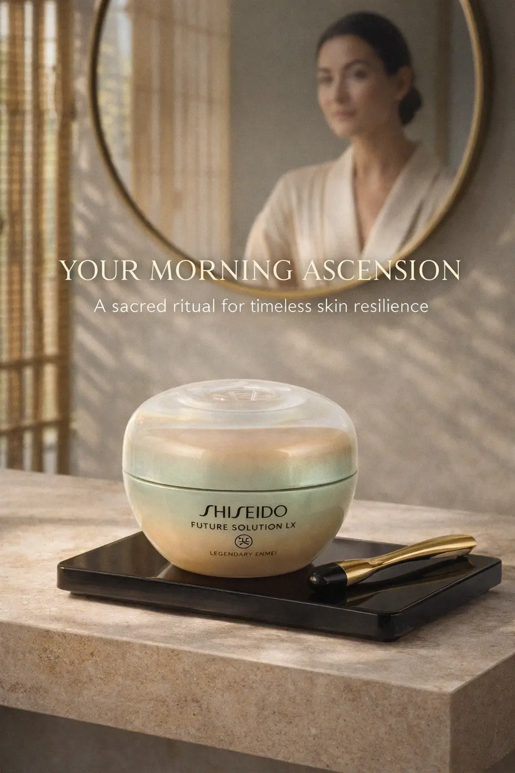 Visibly smoother skin finish texture