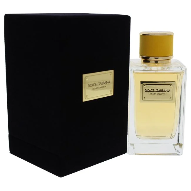 The golden glass bottle of Velvet Ginestra Eau De Parfum