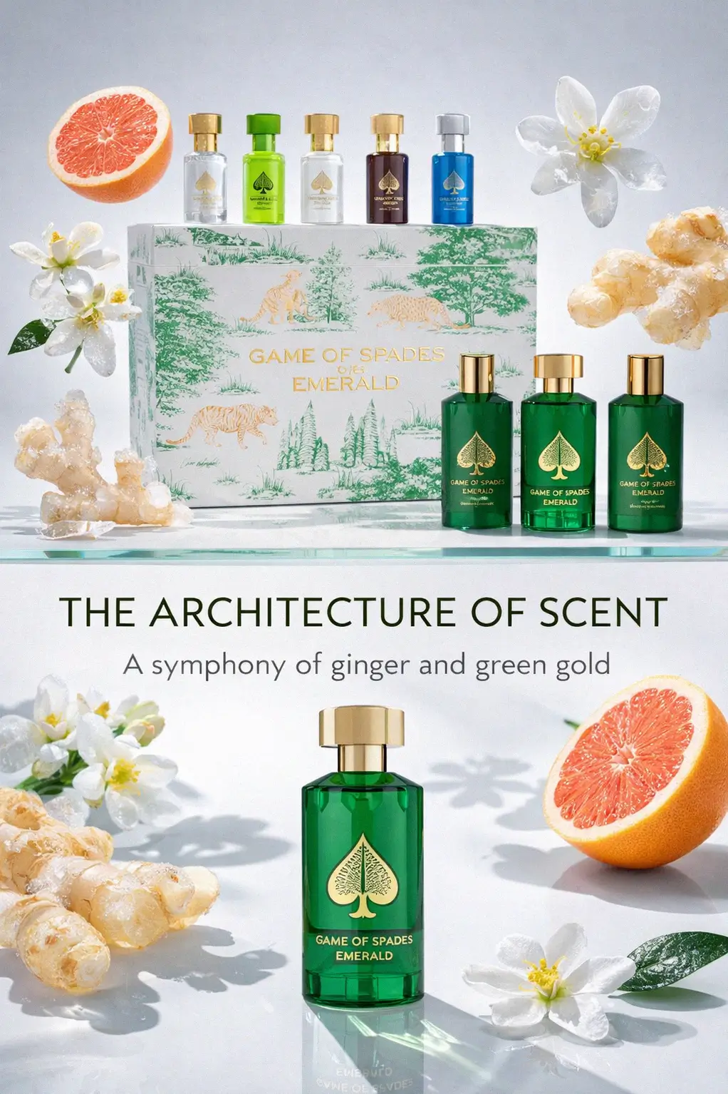 Zesty ginger and neroli glow Jo Milano fragrance