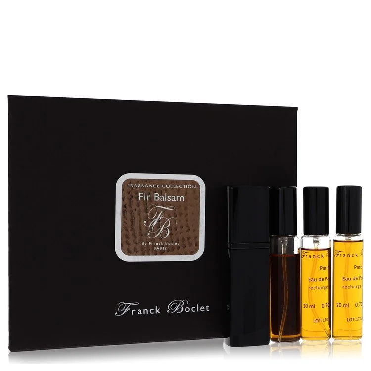 Franck Boclet Fir Balsam Perfume Gift Set luxury travel sprays