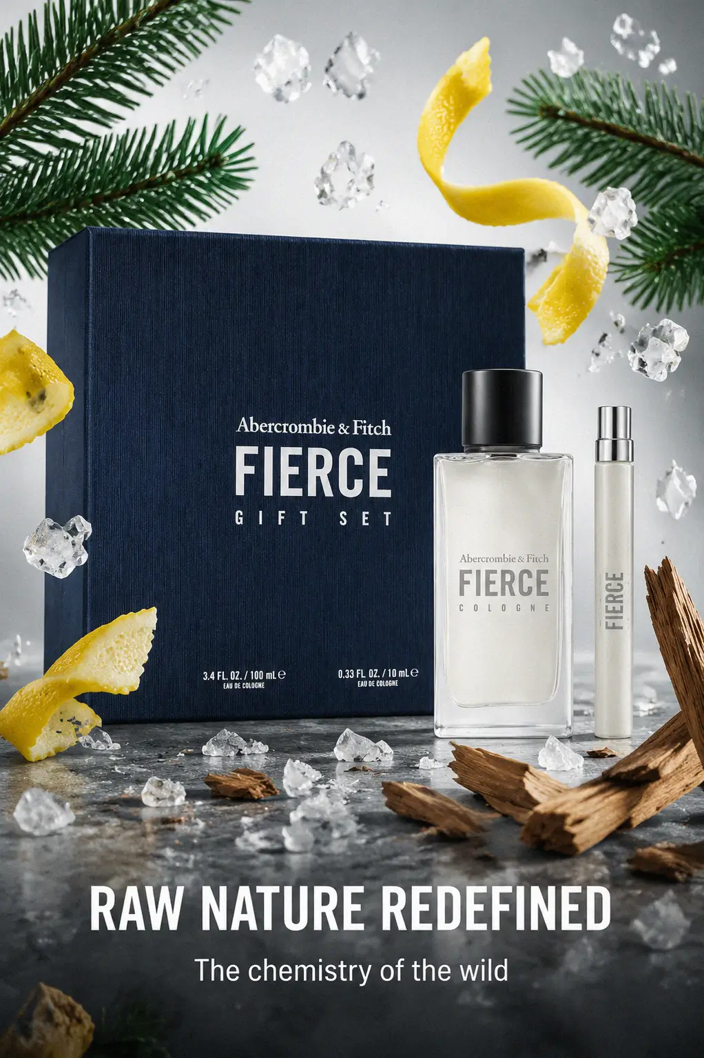 Signature scent presentation of the cologne collection