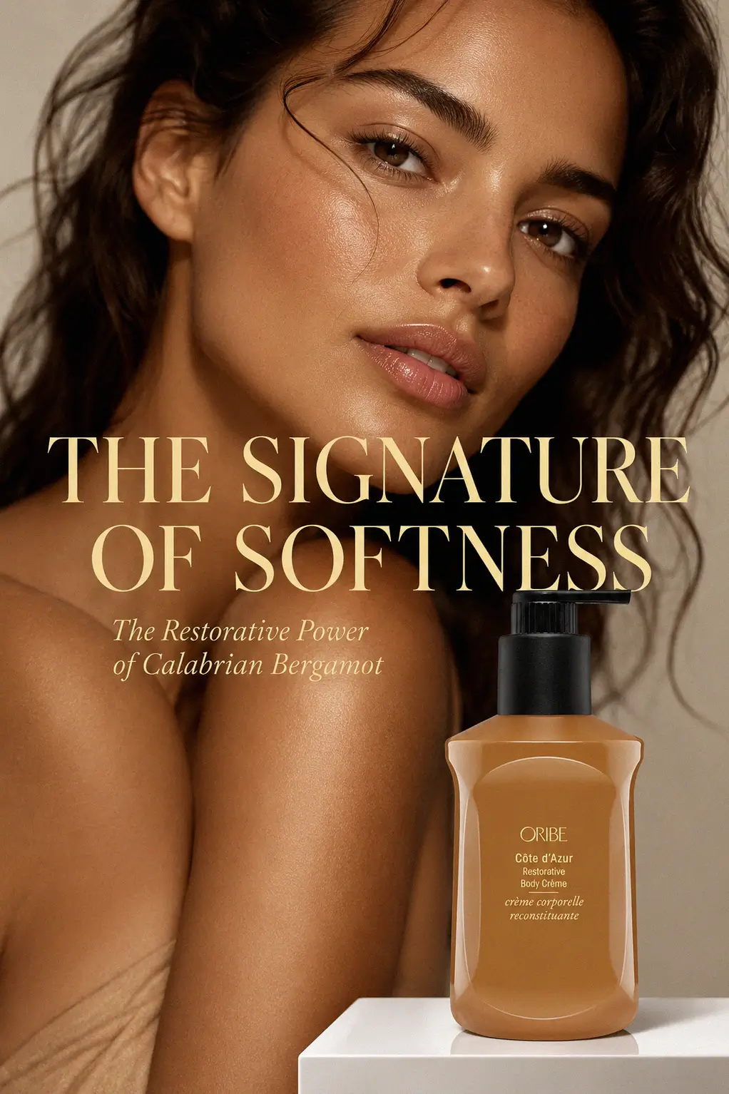 Oribe restorative body creme packaging