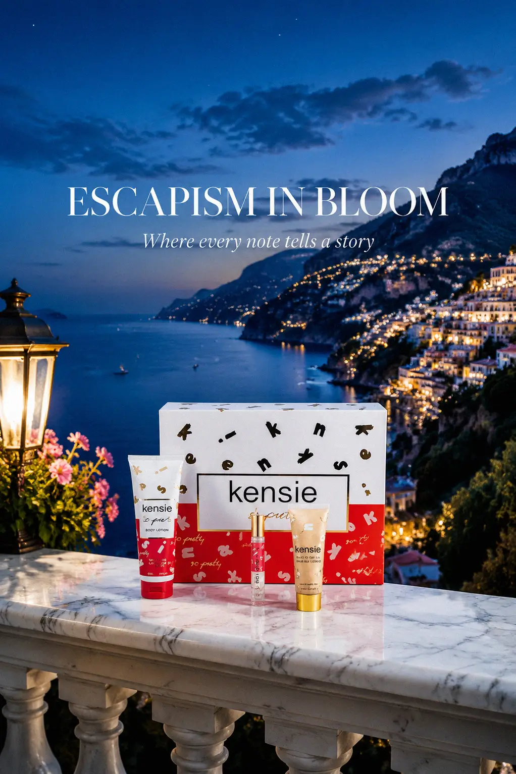 Kensie So Pretty perfume and body lotion set