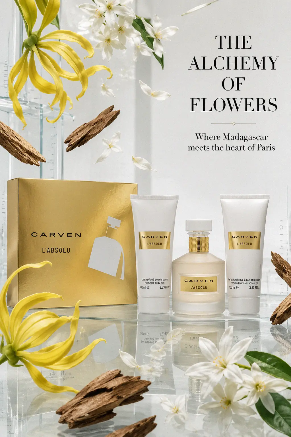 Luxury floral gift set for her