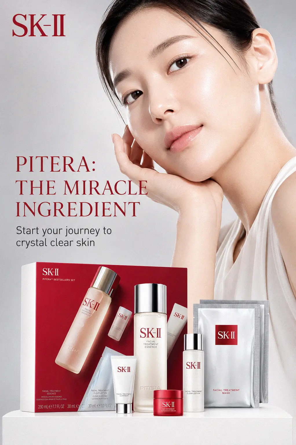 Refined skincare textures from the SK-II collection