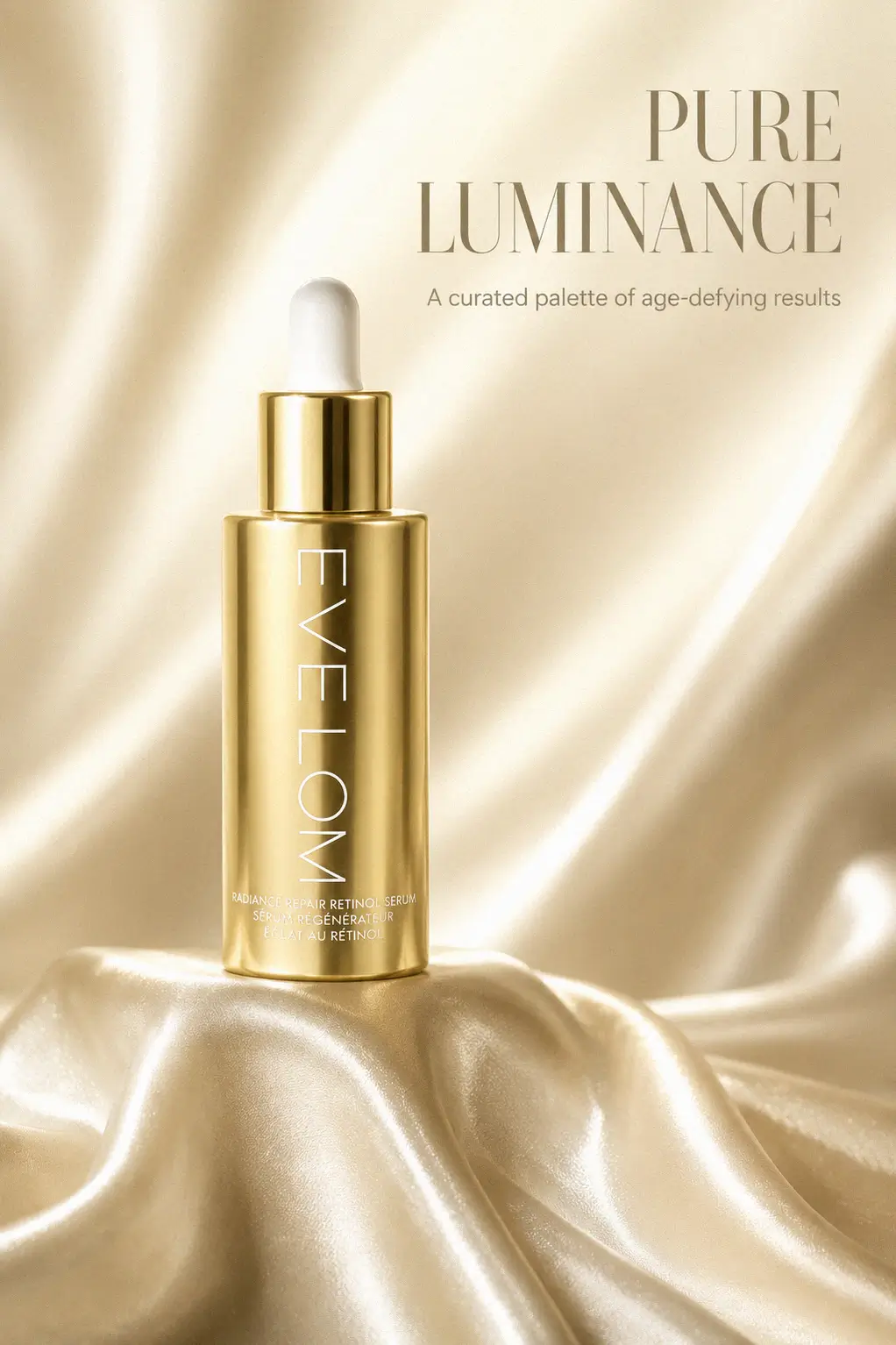 Close up of the Eve Lom Radiance Repair Retinol Serum texture