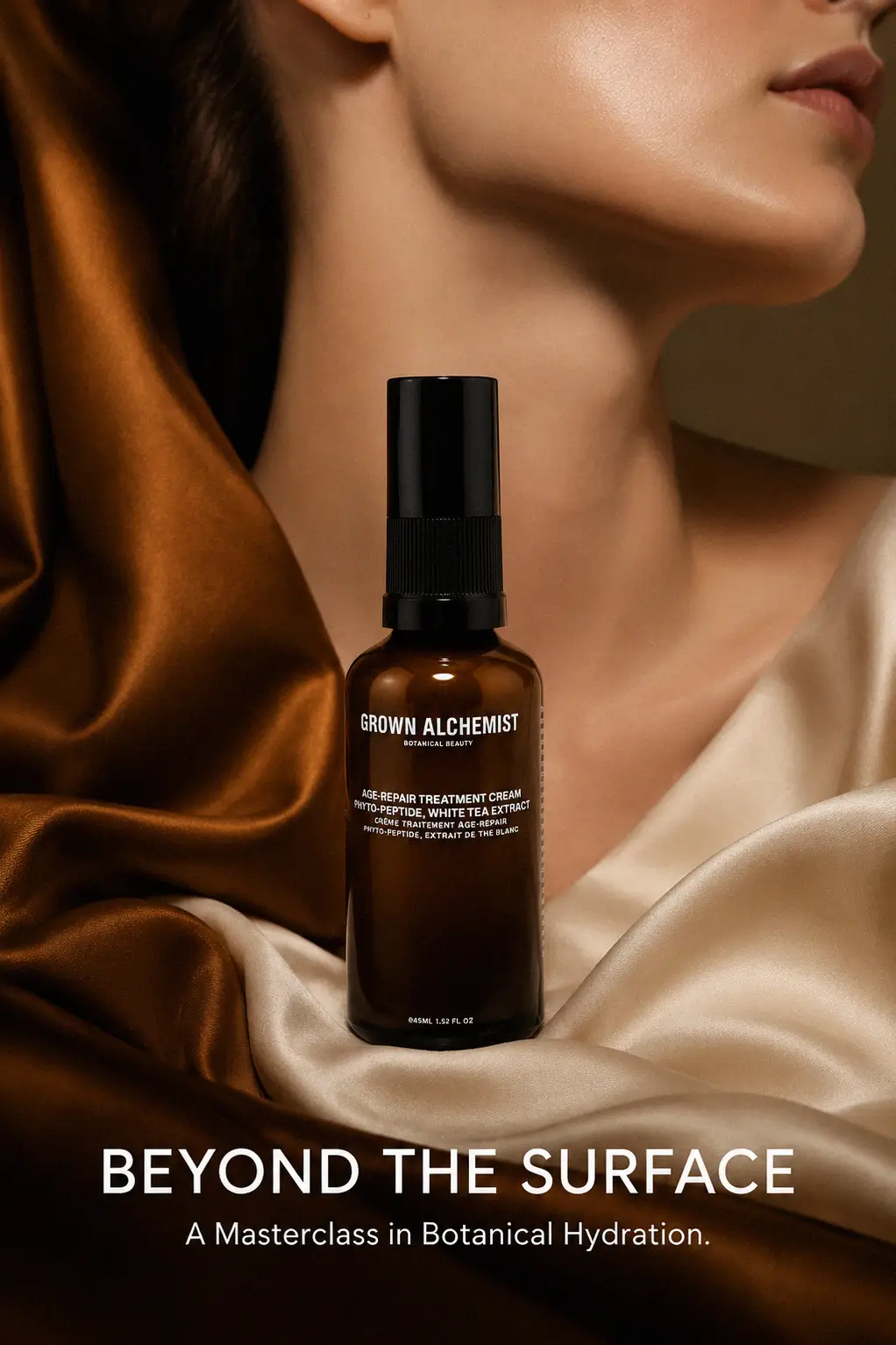 A rich botanical cream texture for anti-aging skincare