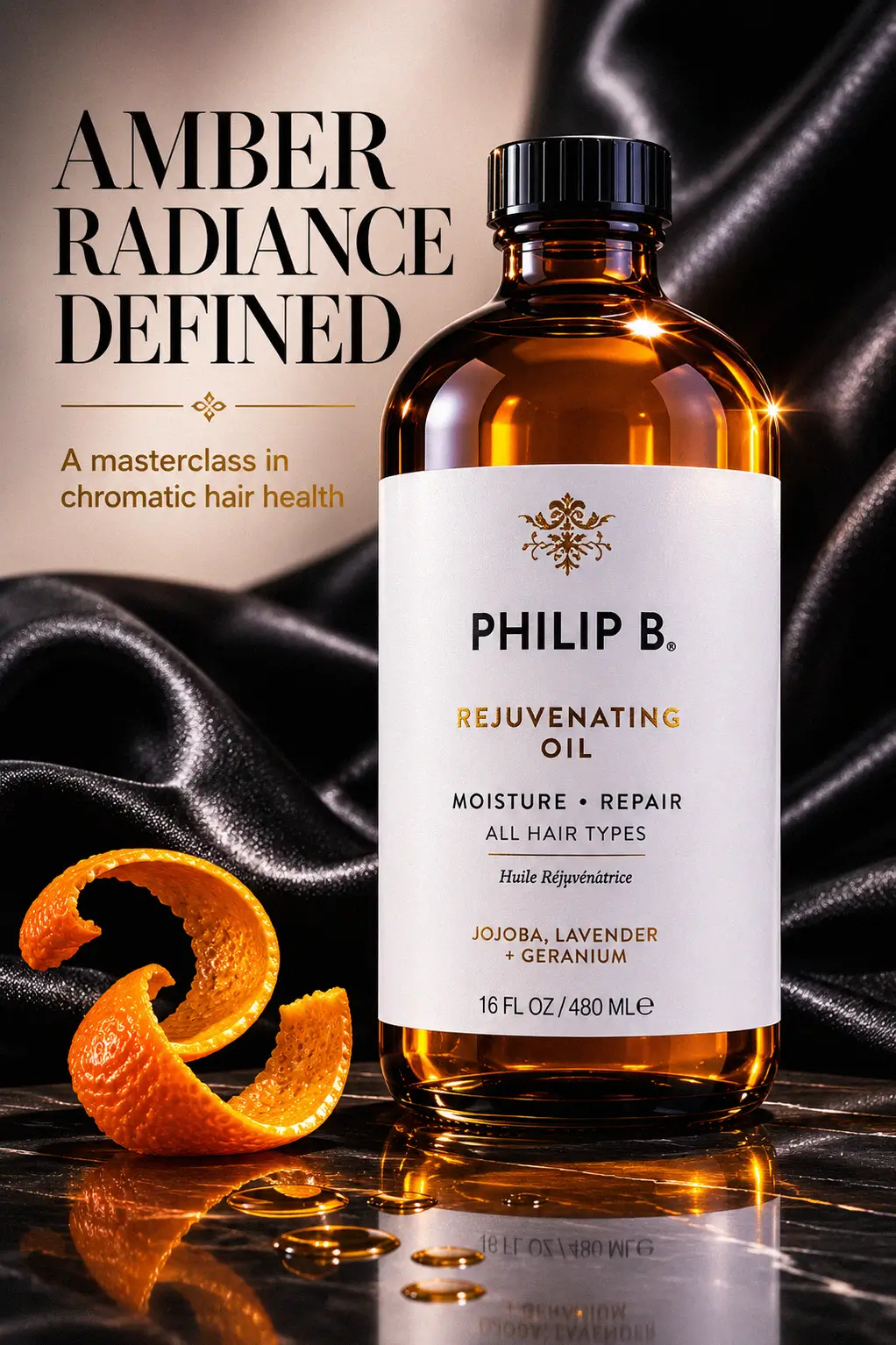 Scalp treatment for restored shine and hair elasticity