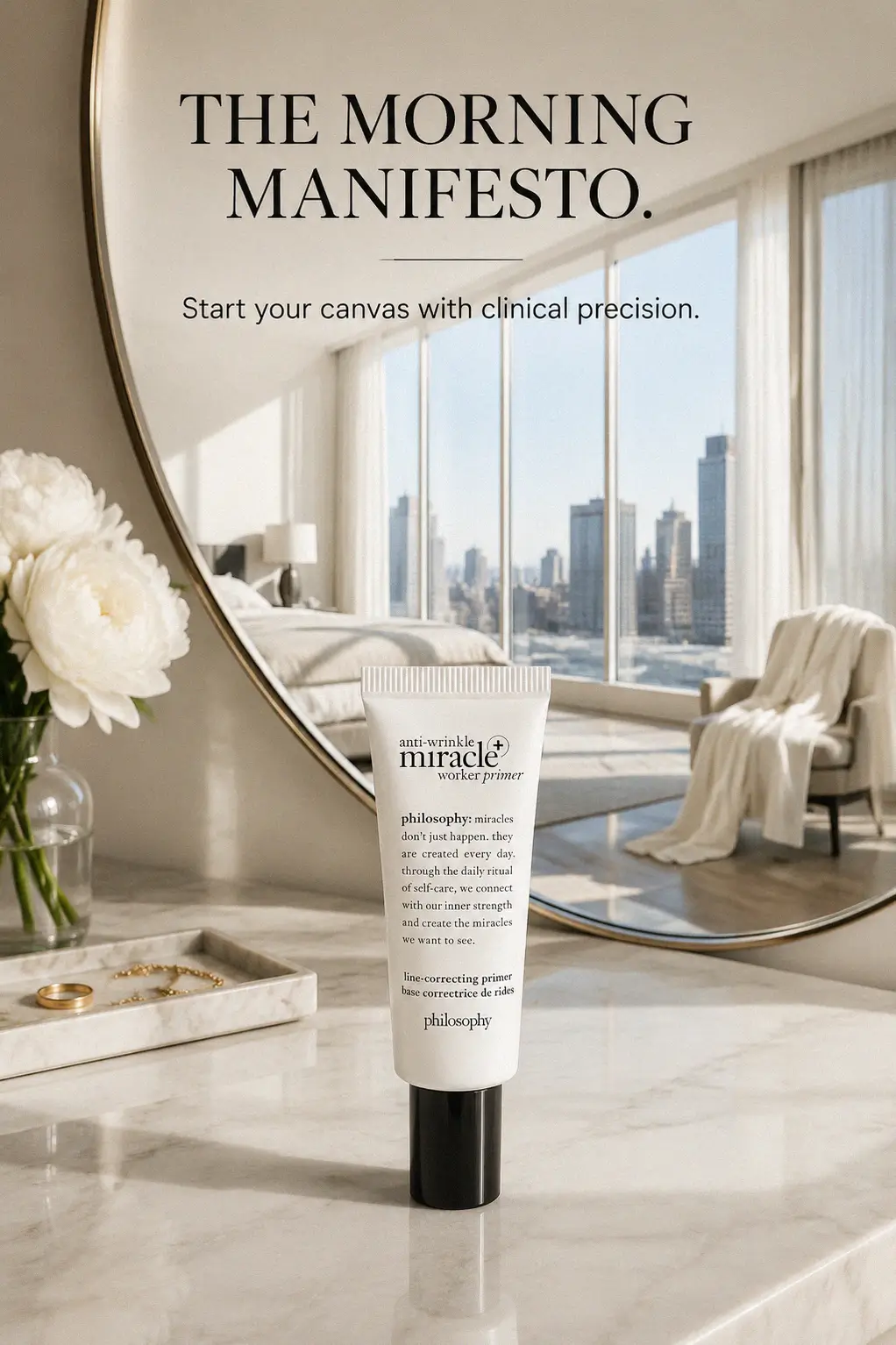 Philosophy line correcting primer bottle