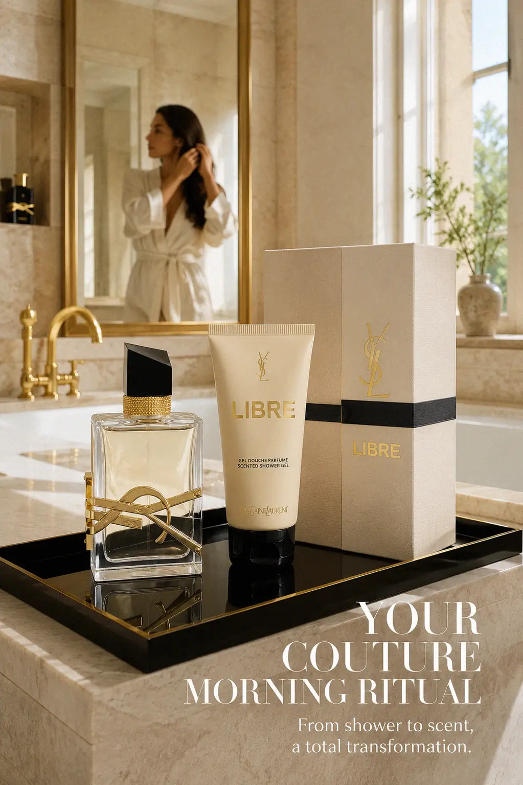 Polished signature scent with the YSL gift set