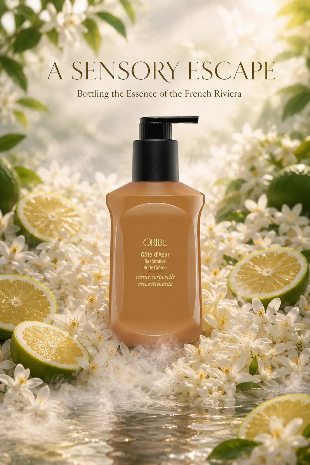 Oribe body creme texture close up