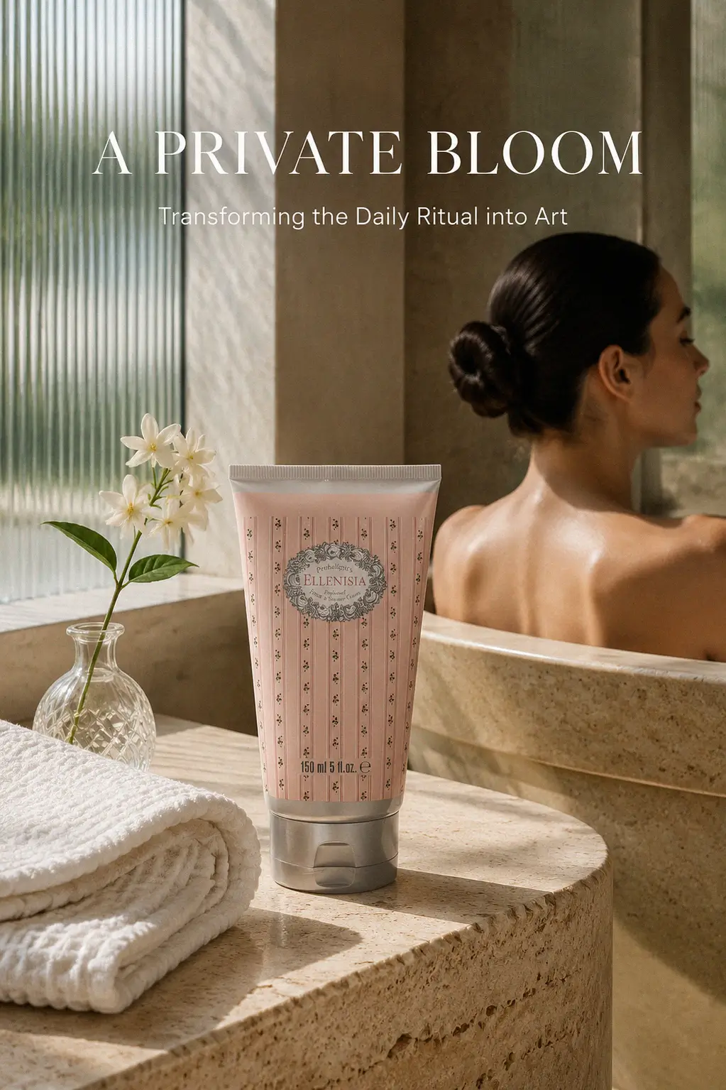 A richer floral finish luxury body care