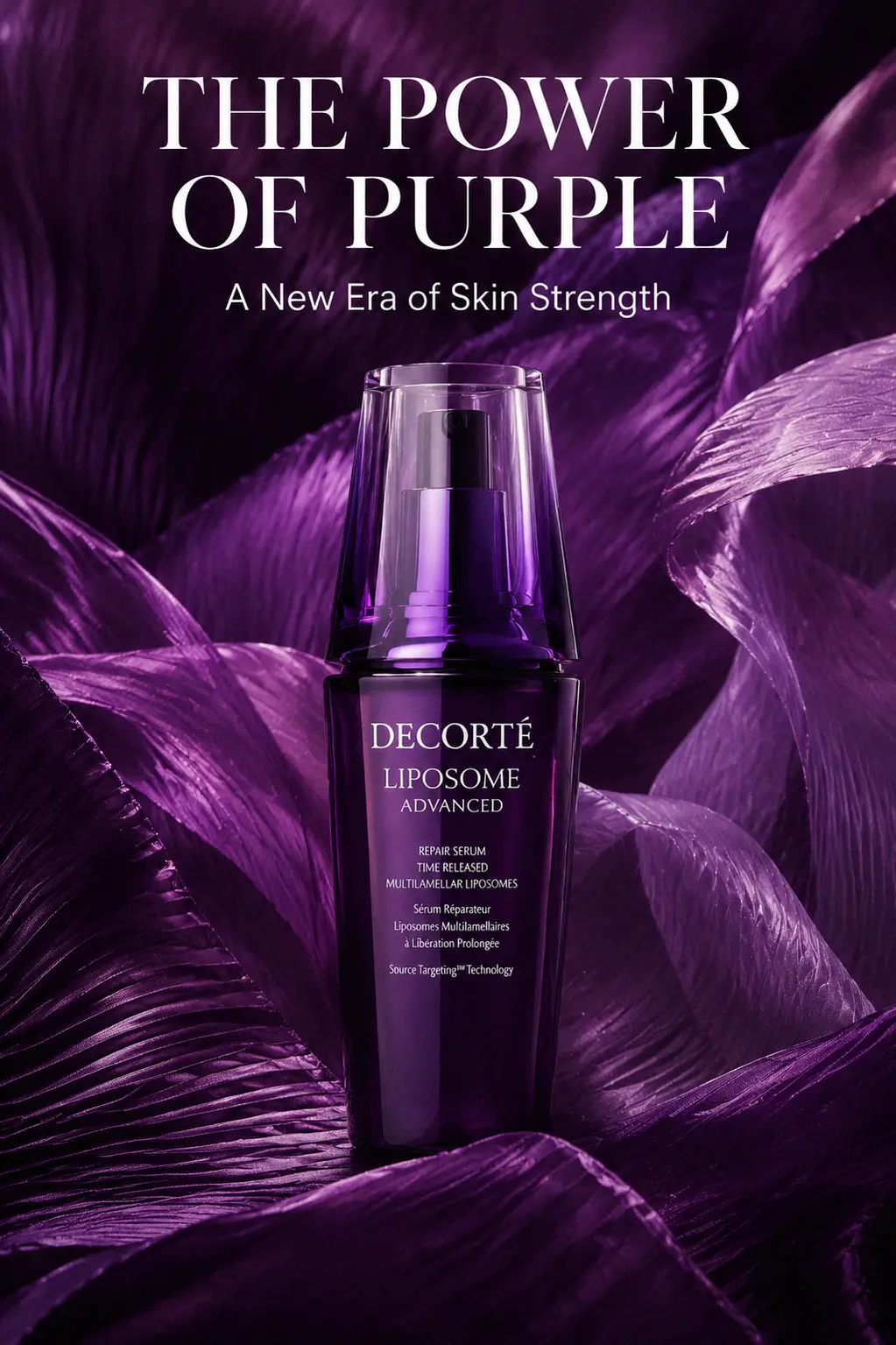 Decorté Liposome Advanced Repair Serum texture close up