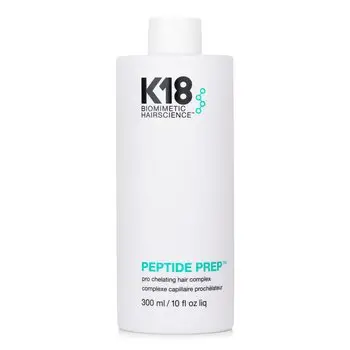 The K18 Peptide Prep Pro Chelating Hair Complex for professional hair results