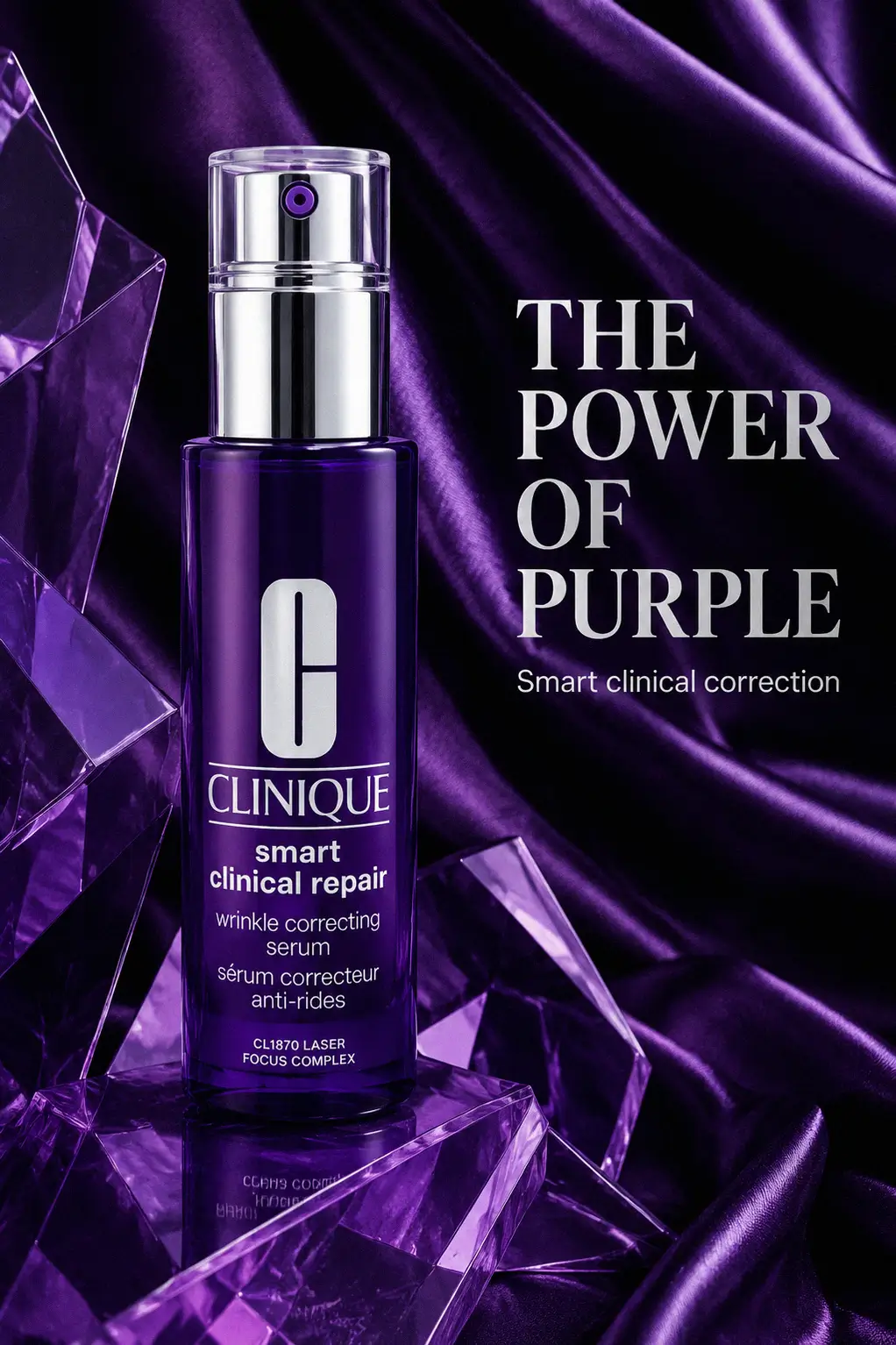 Clinique Smart Clinical Repair serum bottle close up