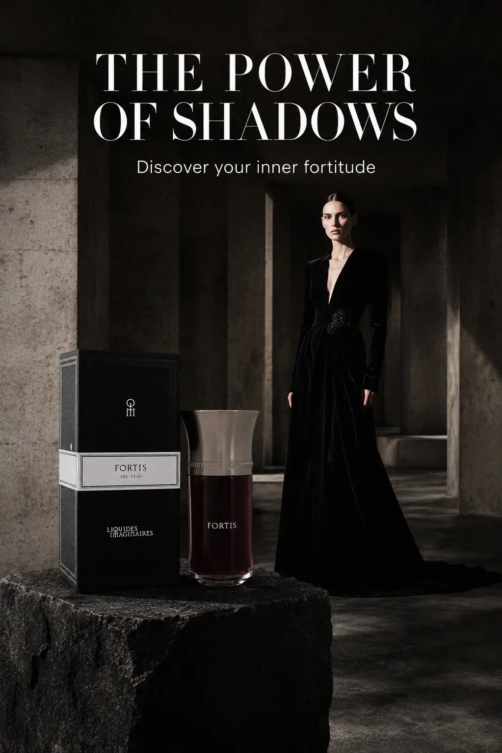 Lifestyle shot of the Liquides Imaginaires bottle