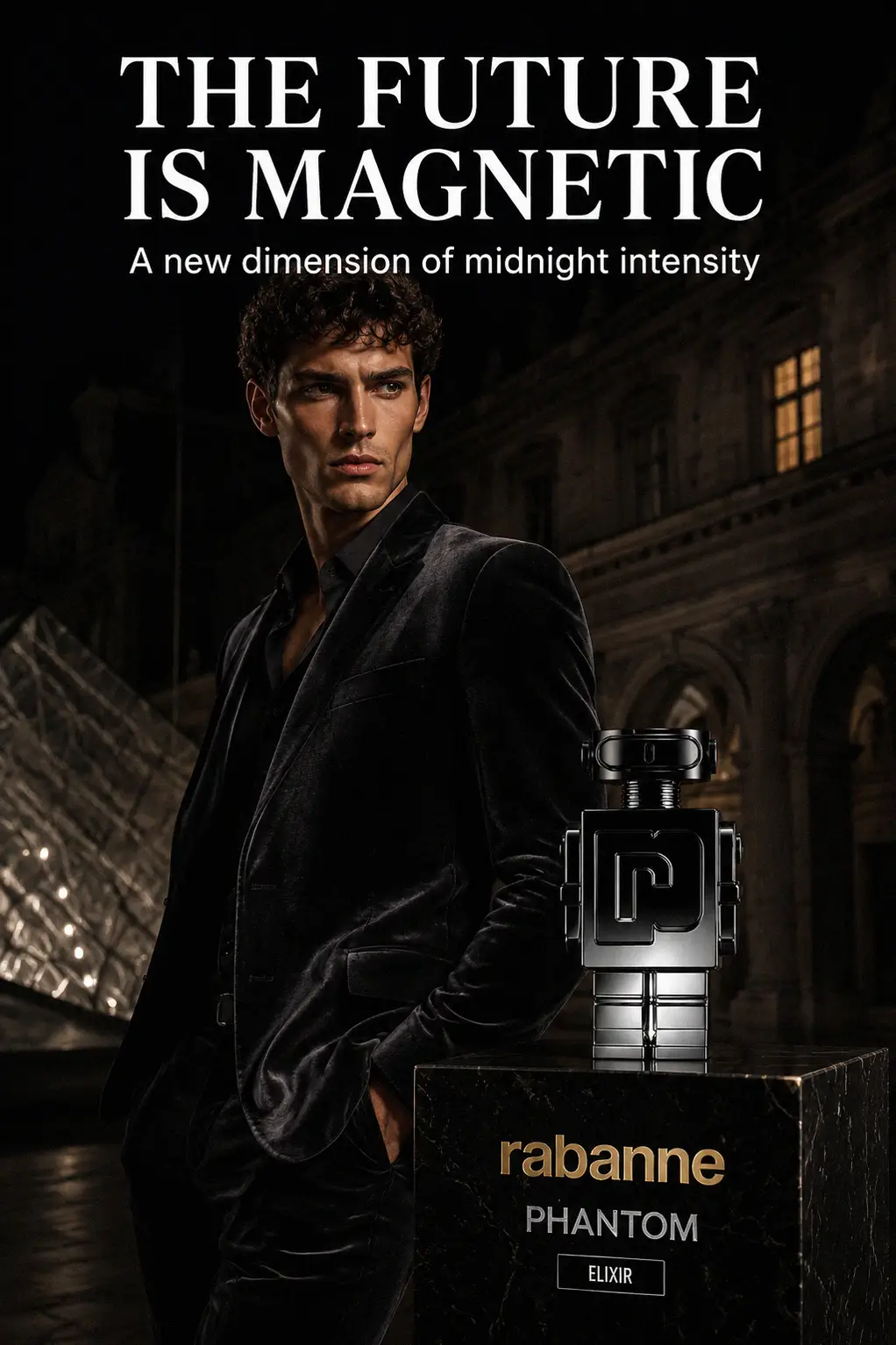 Bold woody aquatic fragrance signature