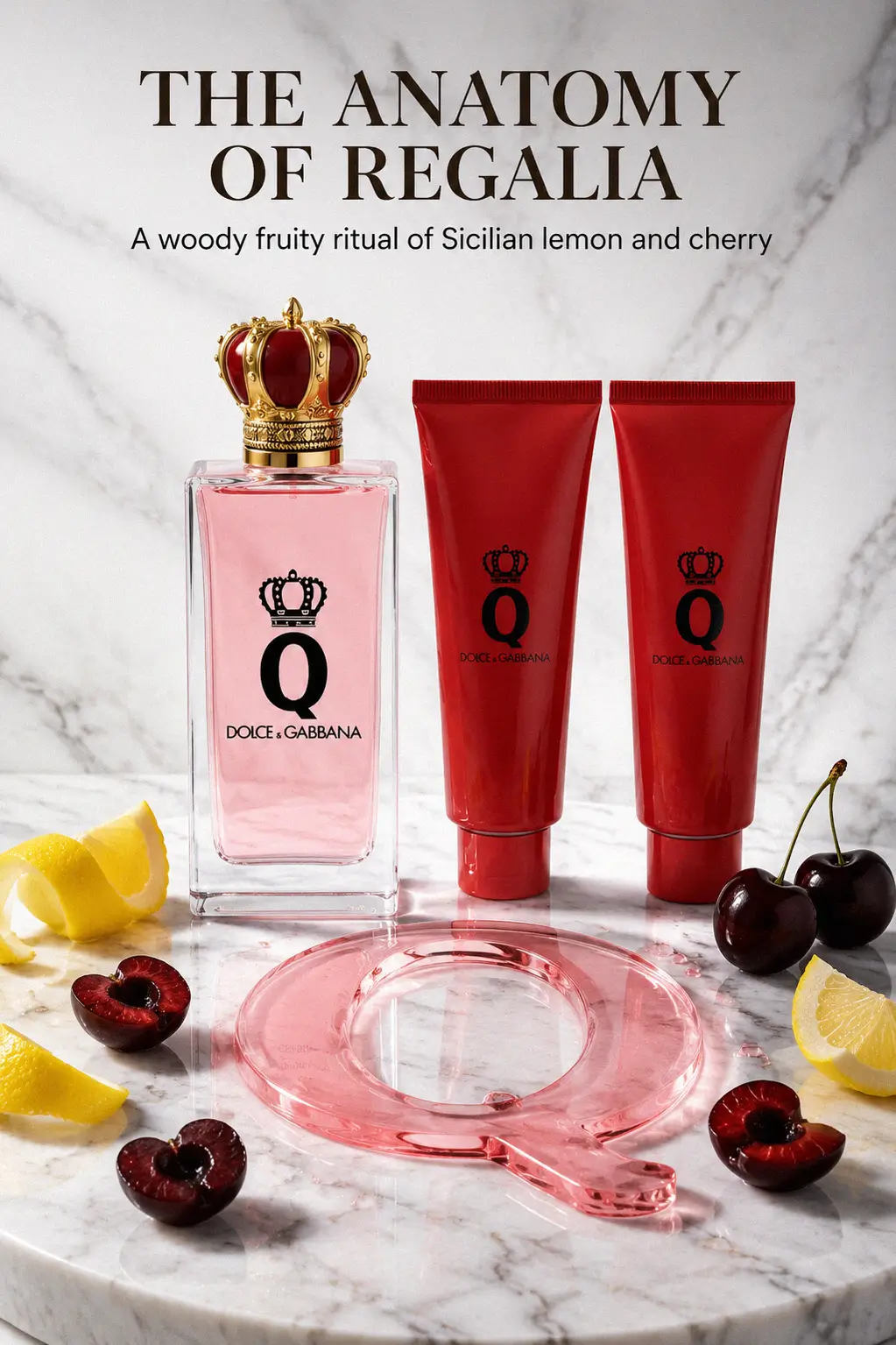 Luxury perfume and body care ritual