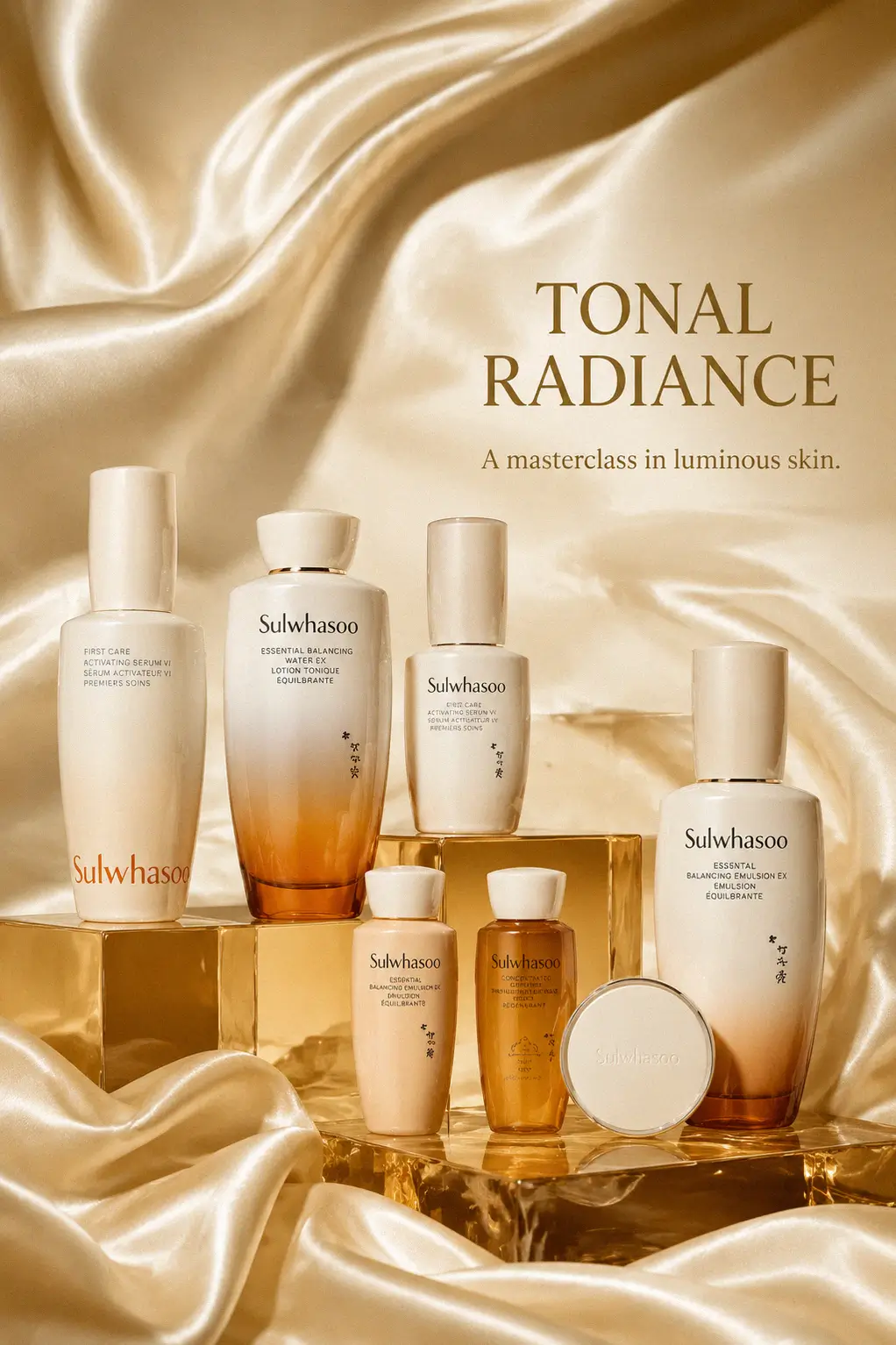 Close up of silken serum texture